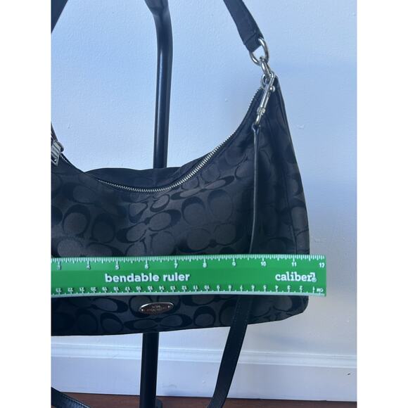 COACH Signature 2-Way Shoulder Bag F36716 2015 in Black and Leather Read PLS - Picture 2 of 13